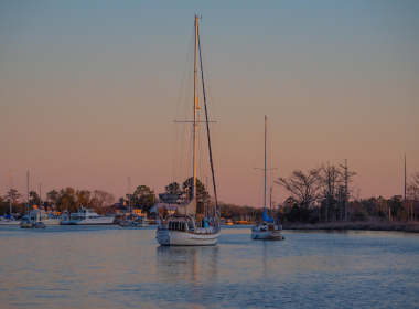 Boats in the harbor of Gerogetown, ssc
