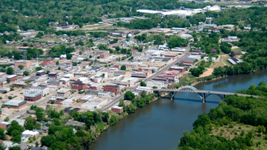 Selma Alabama from overhead