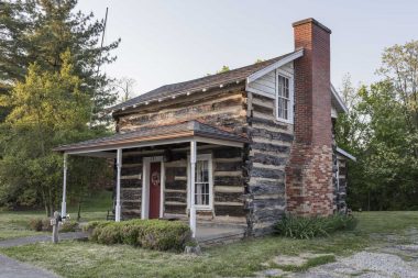 This old tollhouse on Main Street in Barboursville, West Virginia, took payments along the land portion of the old, 1800s-vintage James River & Kanawha canal-road turnpike through town. It was refurbished by the area Daughters of the American Revolution chapter in 1950