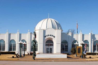 The Electric Park Pavilion, now home to the historical museum in Blackwell, OK.