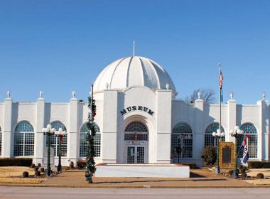 The Electric Park Pavilion, now home to the historical museum in Blackwell, OK.
