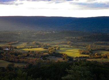 Sunset over the Sequatchie Valley in Dunlap, TN.
