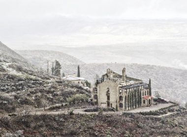 Overlook the old Little Daisy Hotel in Jerome, Arizona.