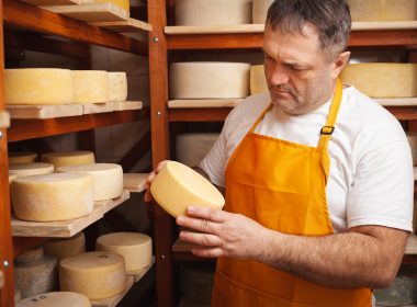 Cheese maker in Wisconsin